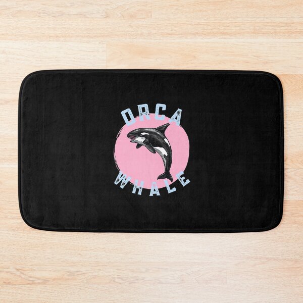 Item preview, Orca Killer Whale - Blackfish, Orcinus Drawing in Pink Circle designed and sold by NechEmpire.