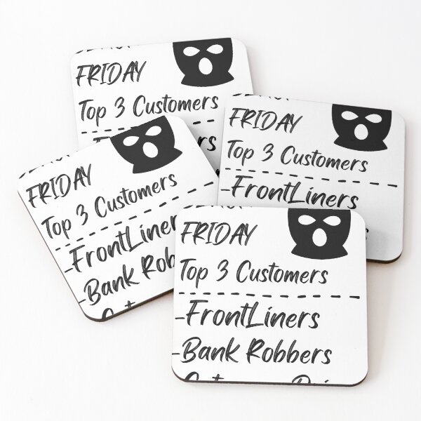 Item preview, Black Friday is Coming Top 3 Customers Funny Street Inspired Design designed and sold by mkzmerch.
