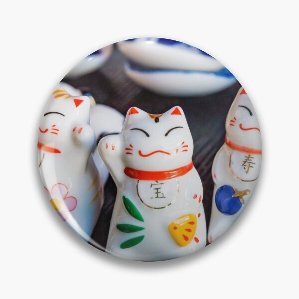 Item preview, Beckoning cat figurines designed and sold by Lyl Dil Creations.