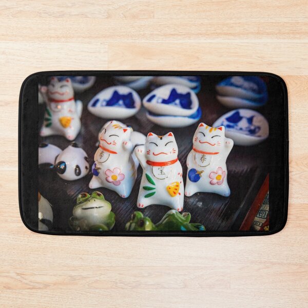 Item preview, Beckoning cat figurines designed and sold by Lyl Dil Creations.