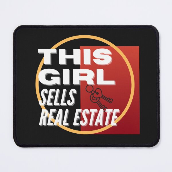 Item preview, This Girl Sells Real Estate Graphic Design designed and sold by adriana-holmes.
