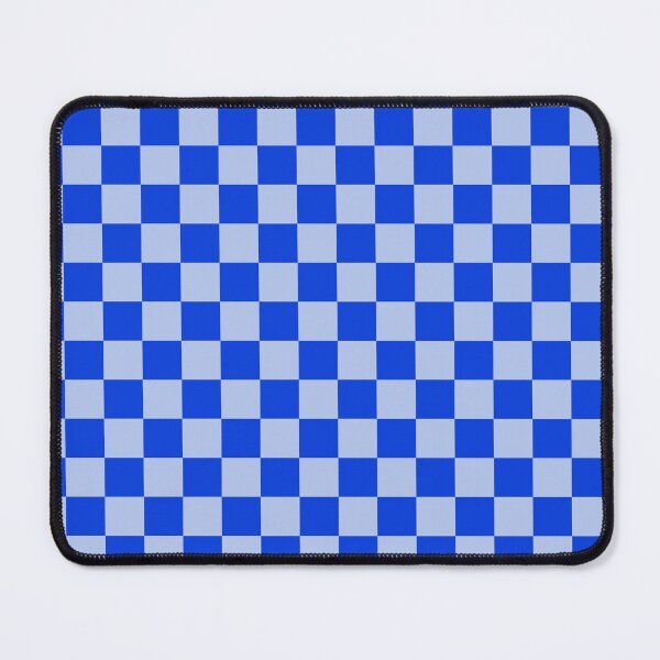 Item preview, Checkerboard Check Checkered Pattern in Royal Blue and Light Blue designed and sold by kierkegaard.