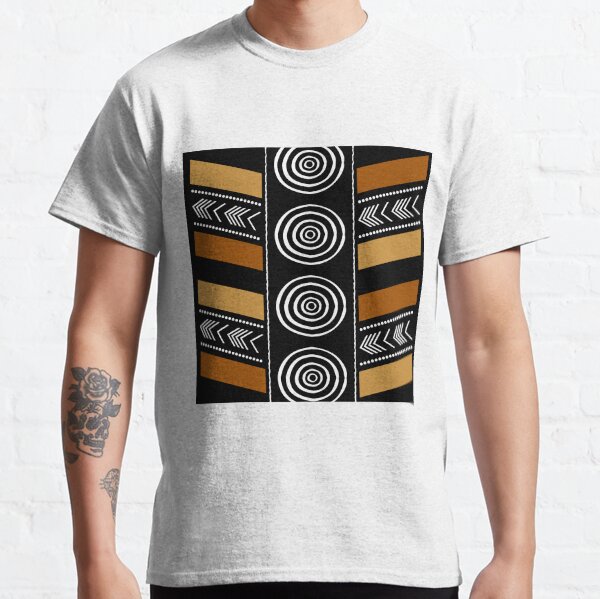 African Mud Cloth Artwork Classic T-Shirt