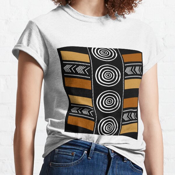 African Mud Cloth Artwork Classic T-Shirt