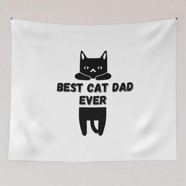 Item preview, Best Cat Dad Ever  Essential T-Shirt designed and sold by ATWAK.