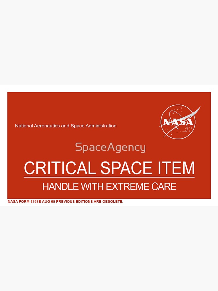 NASA Critical Space Item by SpaceAgency