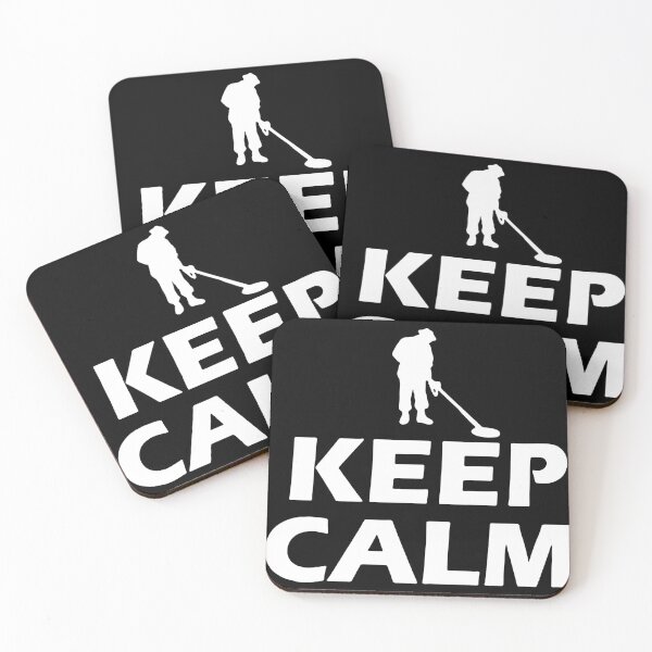 Item preview, Keep Calm Love Detect Metal Detect Idea Gift Premium Apparel Funny Holiday Xmas designed and sold by DesignByHeartUK.