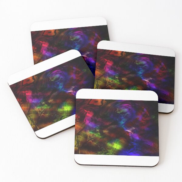 Item preview, swimming otters impressionistic digital painting designed and sold by LadyCottonTail.