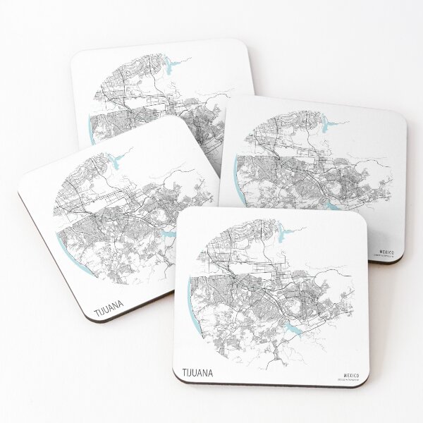 Item preview, Tijuana City Map of Mexico - Circle designed and sold by deMAP.