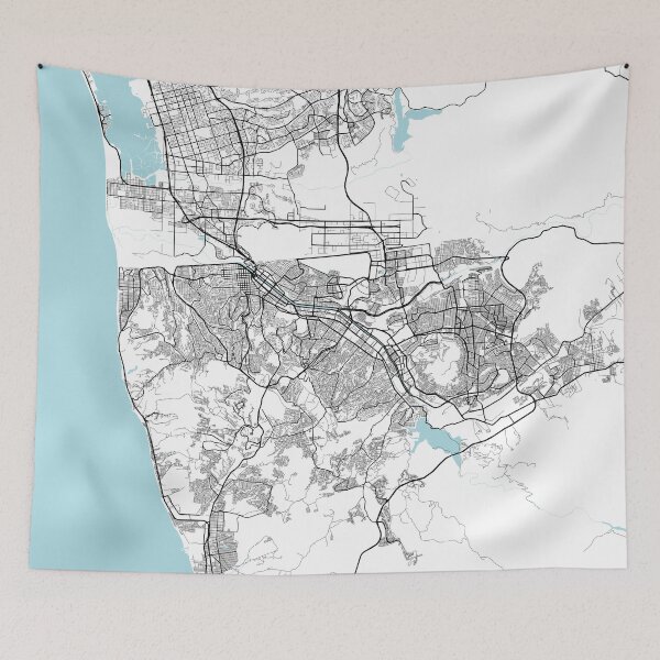 Item preview, Tijuana City Map of Mexico - Circle designed and sold by deMAP.