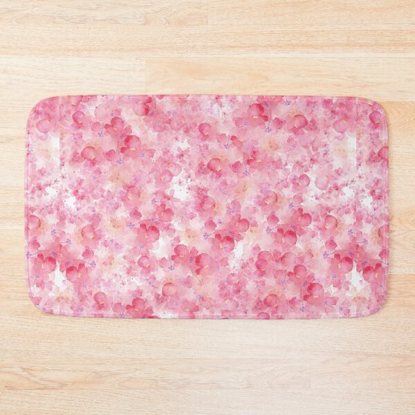Item preview, Soft Pink Watercolor Floral Pattern designed and sold by Ever-Shop.