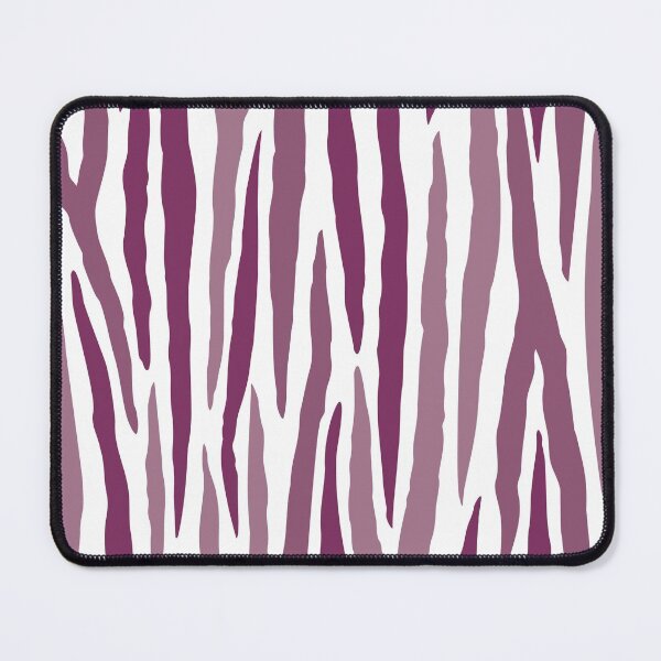Item preview, Eggplant Purple Zebra Stripe Print from the Fancy Floral Zebra Collection II designed and sold by CJAura by Claire Jane Johnson.