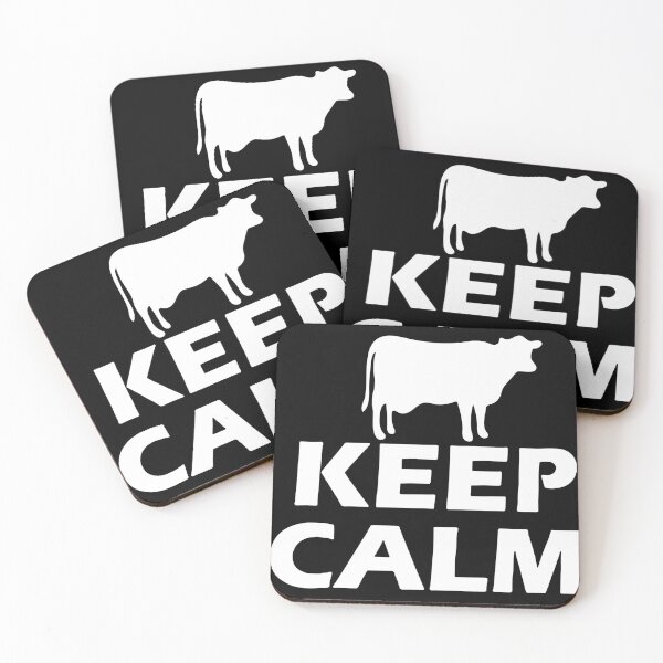 Artikelvorschau, Keep Calm and Love Cows Farming Cow Love Art Design Happy Apparel Essential Inspiration Joy Mood Funny entworfen und verkauft von DesignByHeartUK.