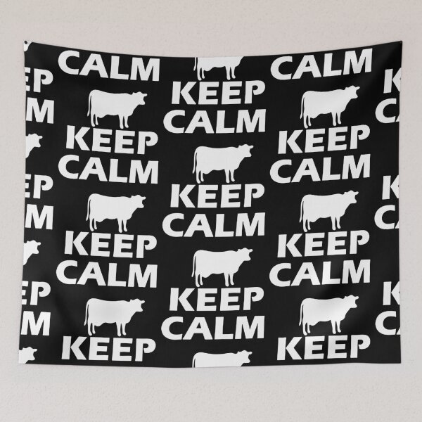 Item preview, Keep Calm and Love Cows Farming Cow Love Art Design Happy Apparel Essential Inspiration Joy Mood Funny designed and sold by DesignByHeartUK.