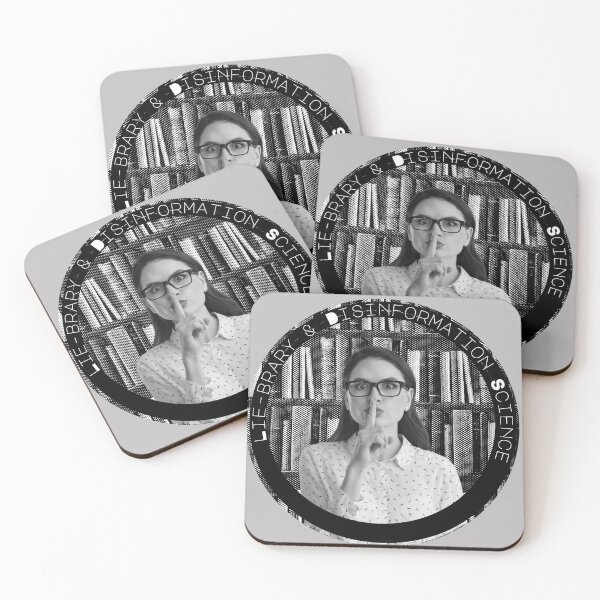 Item preview, Lie-brary and Disinformation Science designed and sold by InkThinkArt.