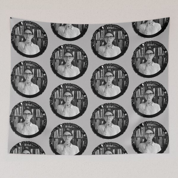 Item preview, Lie-brary and Disinformation Science designed and sold by InkThinkArt.