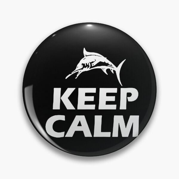 Item preview, Keep Calm and Fishing is On Born to go fishing Forced to work Fisherman Stick Figure Holding Fish Bones I love Fishing Art Design Happy Apparel Essential Inspiration Joy Mood Funny designed and sold by DesignByHeartUK.