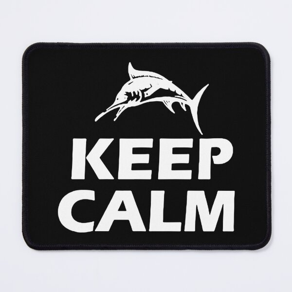 Item preview, Keep Calm and Fishing is On Born to go fishing Forced to work Fisherman Stick Figure Holding Fish Bones I love Fishing Art Design Happy Apparel Essential Inspiration Joy Mood Funny designed and sold by DesignByHeartUK.