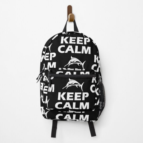 Item preview, Keep Calm and Fishing is On Born to go fishing Forced to work Fisherman Stick Figure Holding Fish Bones I love Fishing Art Design Happy Apparel Essential Inspiration Joy Mood Funny designed and sold by DesignByHeartUK.