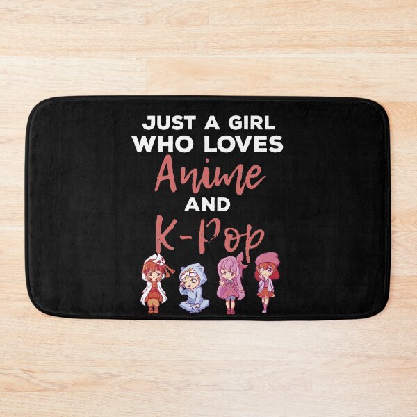 Item preview, Just A Girl Who Loves Anime and K-Pop designed and sold by SilkenDove.