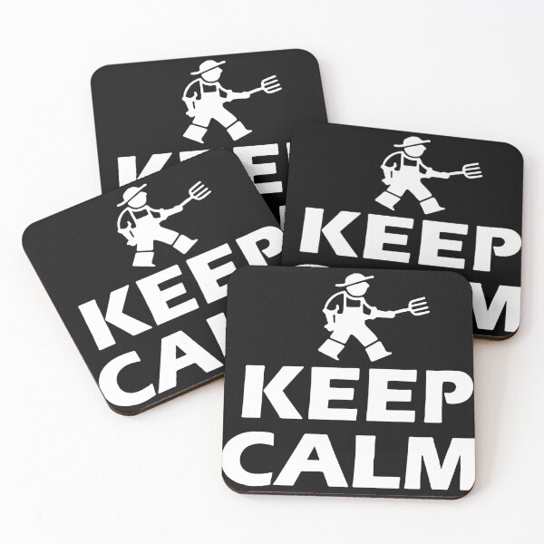 Item preview, keep Calm Love Farming I am Farmer Gift Premium Apparel Funny Holiday Xmas designed and sold by DesignByHeartUK.