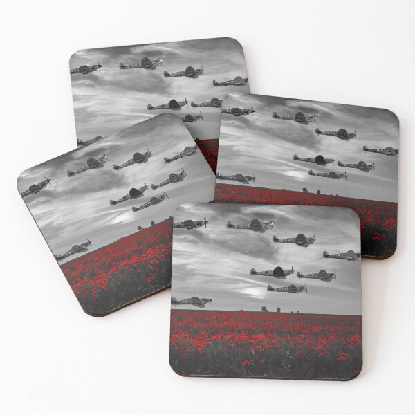 Item preview, Spitfires Over The Poppy Field designed and sold by derekbeattie.