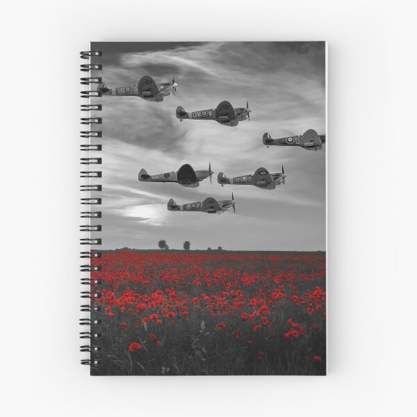 Item preview, Spitfires Over The Poppy Field designed and sold by derekbeattie.