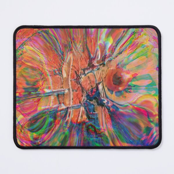 Item preview, "Disintegrating Mandala", a lyrical colour field abstract painting designed and sold by thalasson.