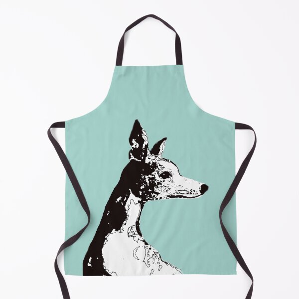 Item preview, Whippet in black and white  designed and sold by Lemontreeart63.