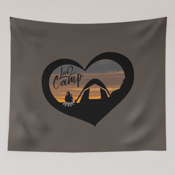 Item preview, Love 2 Camp, Camping Design for Hikers, Campers, and Outdoor enthusiasts designed and sold by LifeCrush.