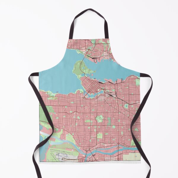 Item preview, Vancouver map canada designed and sold by PostersProf1.