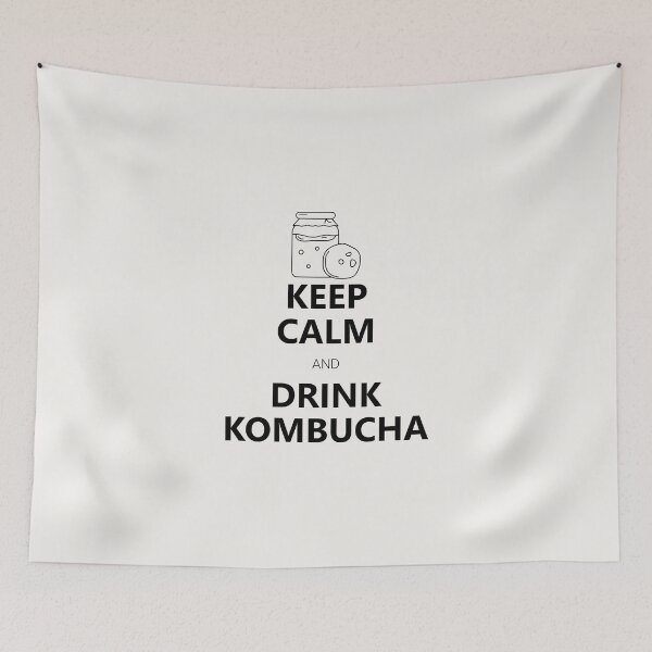 Item preview, Keep calm and drink Kombucha designed and sold by birdo-art.