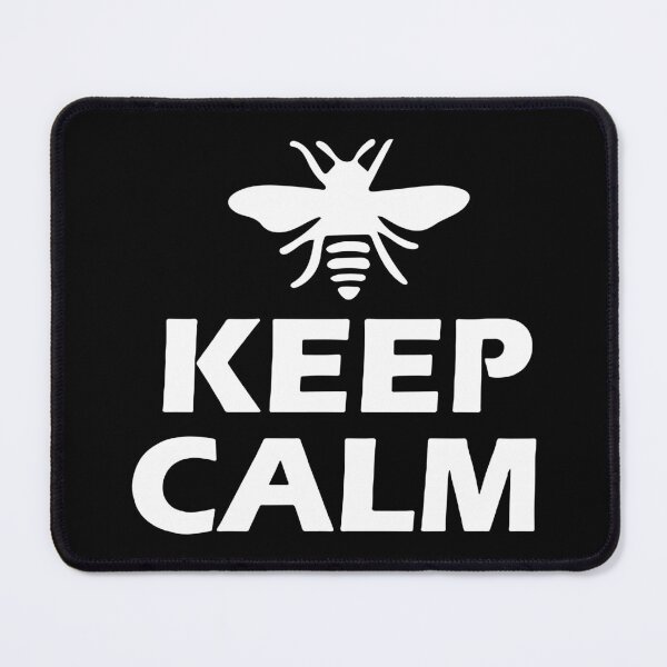 Item preview, Keep Calm Honey Bee Collecting Honey Love bumble bee ,Gift friend Funny Art Design Happy Apparel Essential Inspiration Joy Mood designed and sold by DesignByHeartUK.