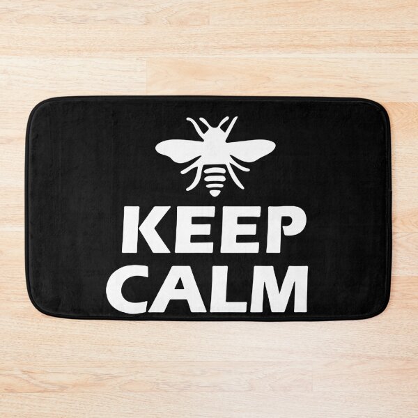 Item preview, Keep Calm Honey Bee Collecting Honey Love bumble bee ,Gift friend Funny Art Design Happy Apparel Essential Inspiration Joy Mood designed and sold by DesignByHeartUK.