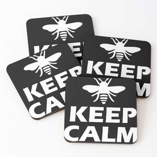Item preview, Keep Calm Honey Bee Collecting Honey Love bumble bee ,Gift friend Funny Art Design Happy Apparel Essential Inspiration Joy Mood designed and sold by DesignByHeartUK.