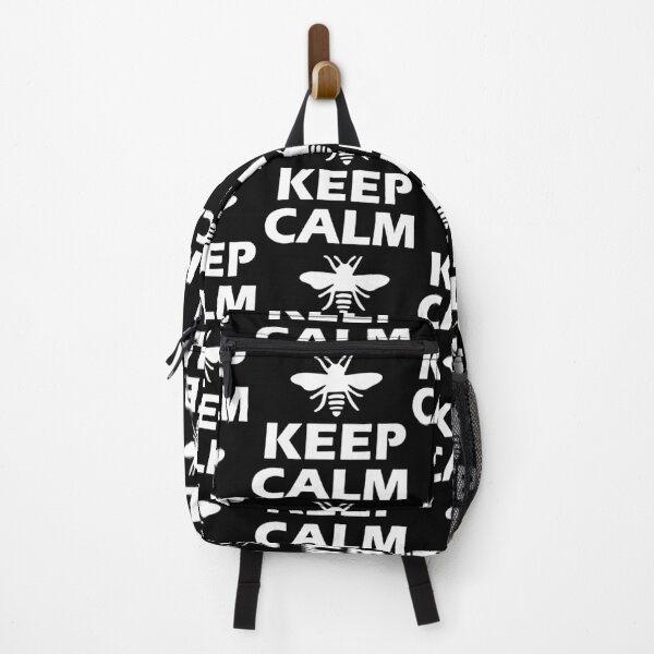 Item preview, Keep Calm Honey Bee Collecting Honey Love bumble bee ,Gift friend Funny Art Design Happy Apparel Essential Inspiration Joy Mood designed and sold by DesignByHeartUK.
