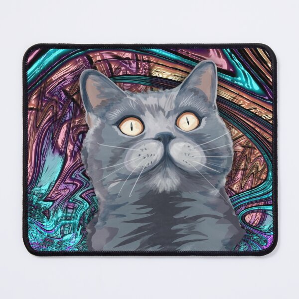 Item preview, Hypnotic cat art designed and sold by Elmanji.