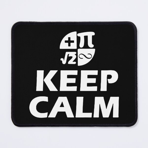 Item preview, Keep Calm Love Math I love mathematics formula pie infinity Gift friend Funny Art Design Happy Apparel Essential Inspiration Joy Mood designed and sold by DesignByHeartUK.