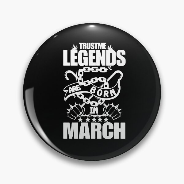 Item preview, Trust me Legends are born in March Chains Gift Premium Apparel Funny Holiday Xmas designed and sold by DesignByHeartUK.