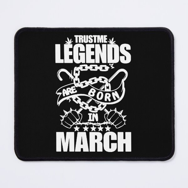 Item preview, Trust me Legends are born in March Chains Gift Premium Apparel Funny Holiday Xmas designed and sold by DesignByHeartUK.