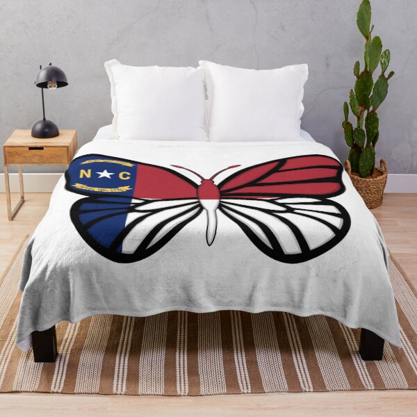 Item preview, State of North Carolina Flag Butterfly designed and sold by Gsallicat.