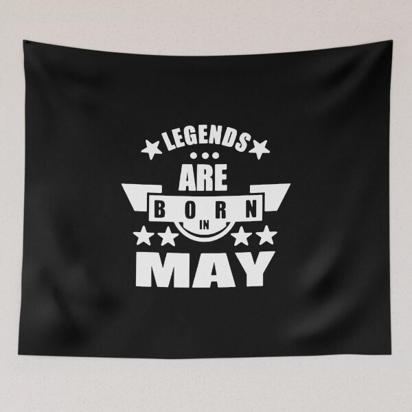 Artikelvorschau, Trust me Legends are born in May Chains Gift Premium Apparel Funny Holiday Xmas entworfen und verkauft von DesignByHeartUK.