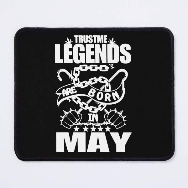Item preview, Trust me Legends are born in May Chains Gift Premium Apparel Funny Holiday Xmas designed and sold by DesignByHeartUK.