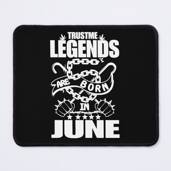 Artikelvorschau, Trust me Legends are born in June Chains Gift Premium Apparel Funny Holiday Xmas entworfen und verkauft von DesignByHeartUK.