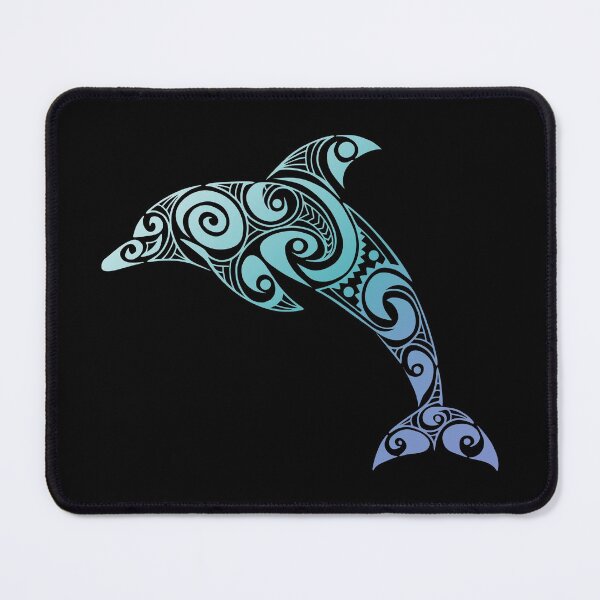 Item preview, Dolphin Tribal Blue Marine designed and sold by infleims.