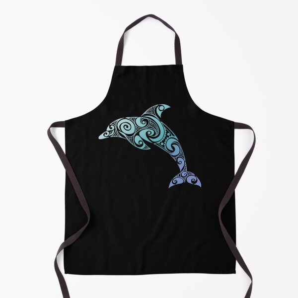 Item preview, Dolphin Tribal Blue Marine designed and sold by infleims.