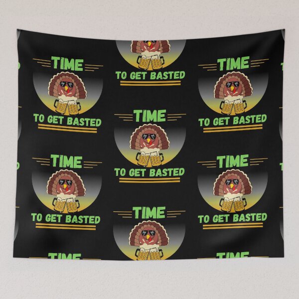 Item preview, time to get basted thanksgiving designed and sold by reka88.
