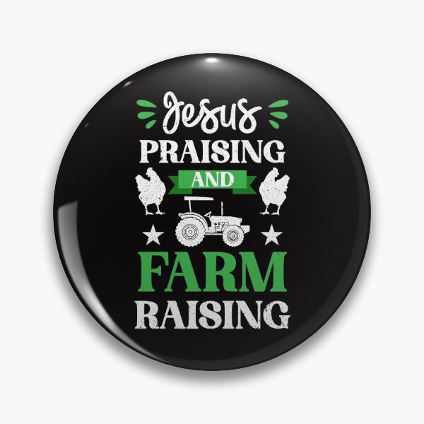 Item preview, Funny Farming Jesus Praising And Farm Raising Farmer  designed and sold by MagicSD Designs.