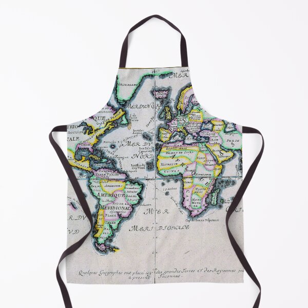 Item preview, Universal Map 1702 -  Nicholas de Fer - Ancient Worlds designed and sold by Culturio.