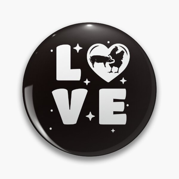 Item preview, Funny Farming Love Pigs Chickens Raising Farmer  designed and sold by MagicSD Designs.